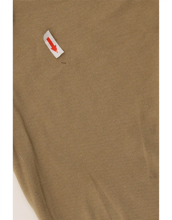 Polo da uomo Lacoste taglia 6 XL in cotone beige
