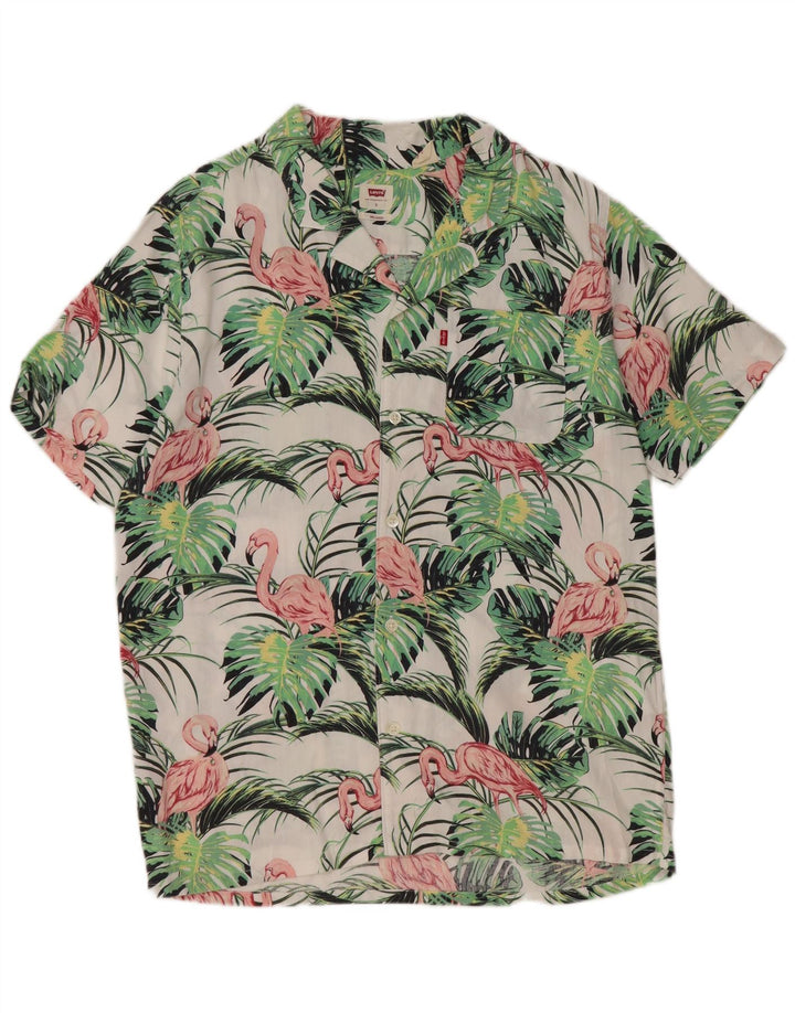 Camicia a maniche corte da uomo Levi's piccola hawaiana floreale multicolore