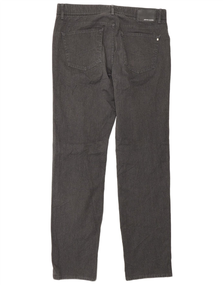 Jeans dritti da uomo Pierre Cardin W36 L34 poliestere grigio