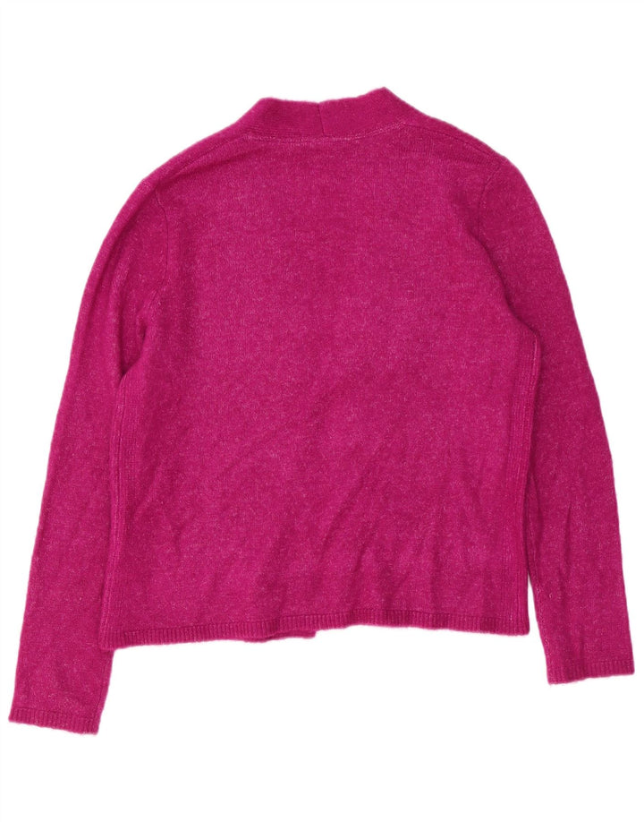 Maglione cardigan oversize da donna White Stuff UK 8 Small Pink Poliacrilico