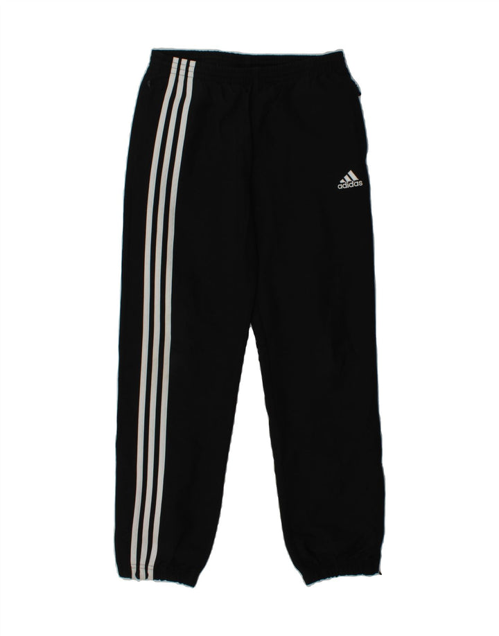 ADIDAS Boys Tracksuit Trousers Joggers 11-12 Years Black Vintage Adidas and Second-Hand Adidas from Messina Hembry 