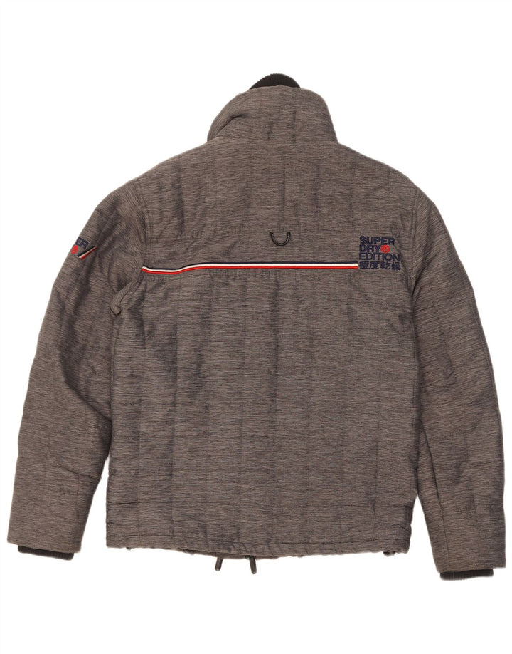 Giacca a vento da uomo Superdry The Windcheater UK 38 grigio medio chiazzato