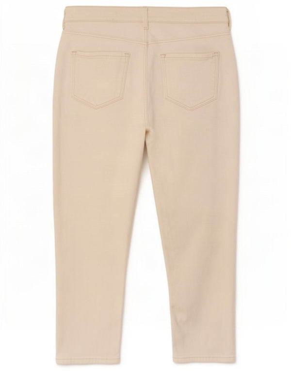 Jeans corti Marks & Spencer da donna The Carrie UK 14 medio W30 L22 bianco