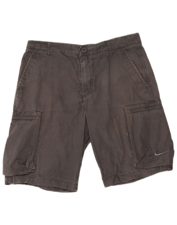 Pantaloncini cargo Nike Uomo W34 Large Grigi