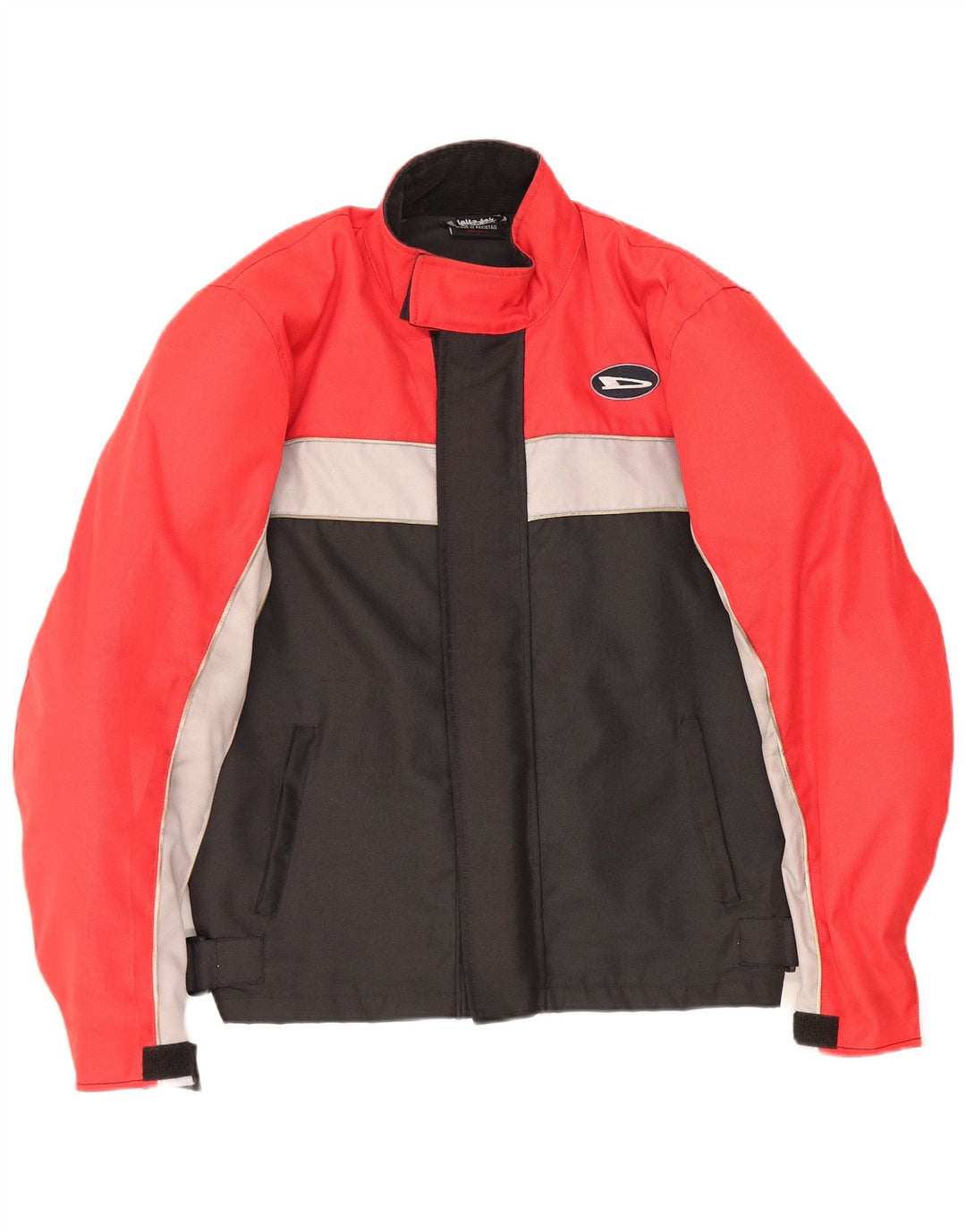 Giacca da pilota vintage da uomo UK 36 Small Red Colourblock
