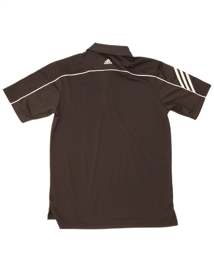 ADIDAS Mens Climacool Polo Shirt Medium Black Polyester