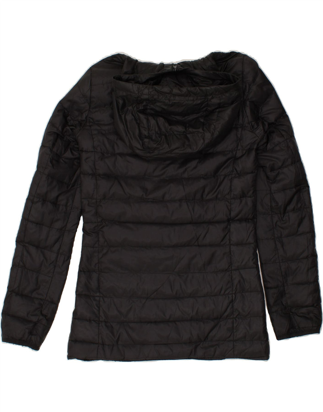 WOOLRICH Womens Hooded Reversible Padded Jacket UK 6 XS Black Nylon Vintage Woolrich and Second-Hand Woolrich from Messina Hembry 