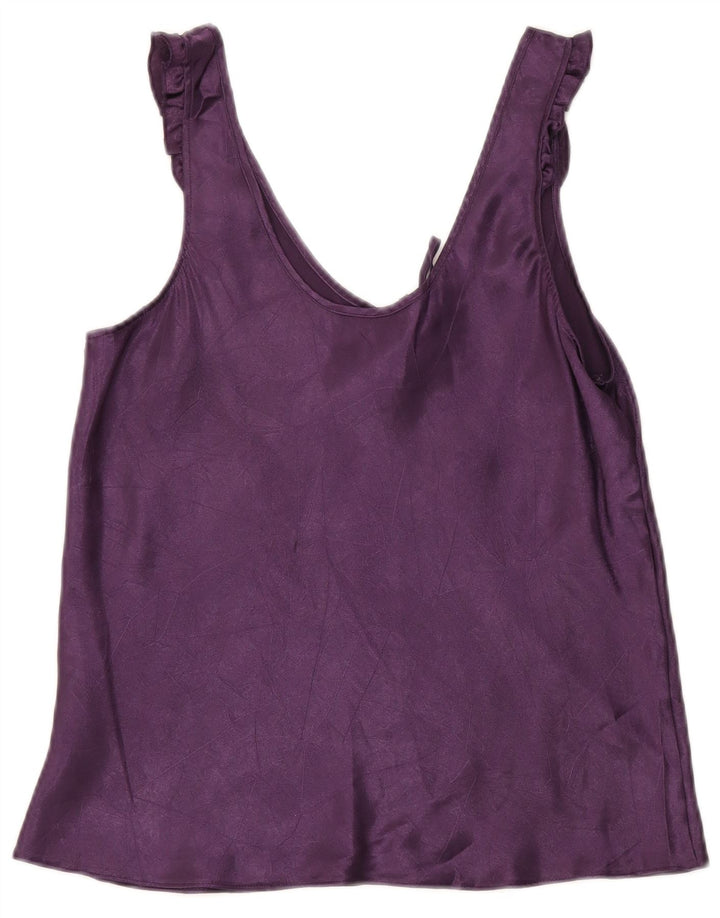 Canotta da donna Marks & Spencer UK 14 Poliestere viola medio