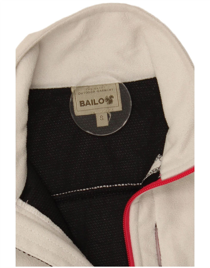 Giacca in pile da donna Bailo UK 10 Small Poliestere bianco
