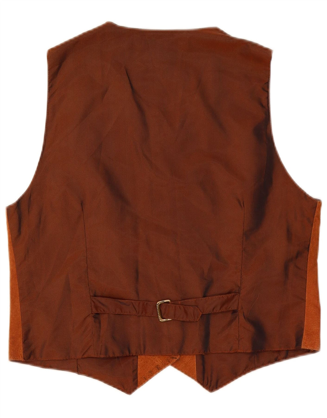 Gilet da donna in pelle scamosciata S.Oliver IT 40 piccolo in pelle marrone