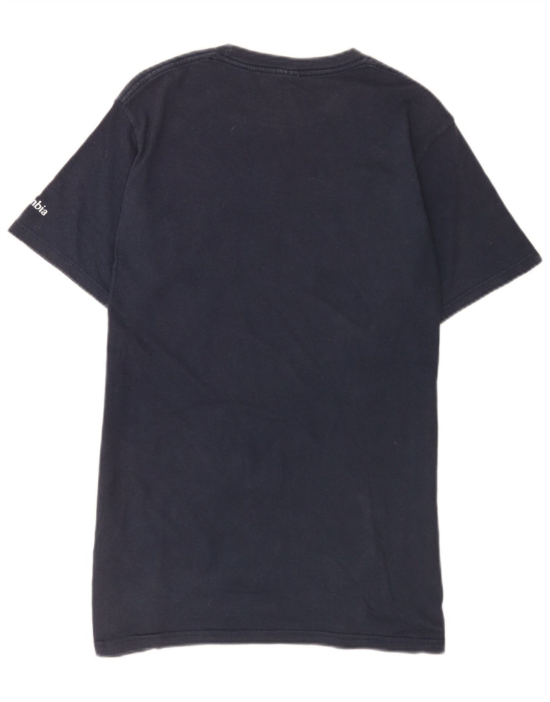 T-shirt grafica da uomo Columbia Top in cotone blu navy medio