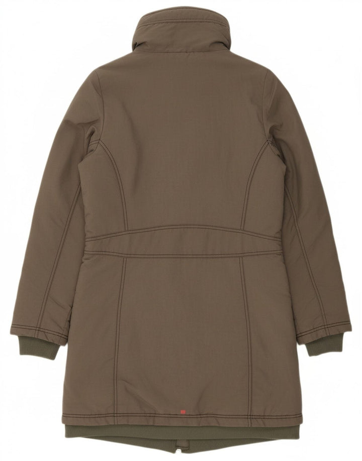 ADIDAS Womens Utility Windbreaker Coat UK 12 Medium  Grey Polyamide