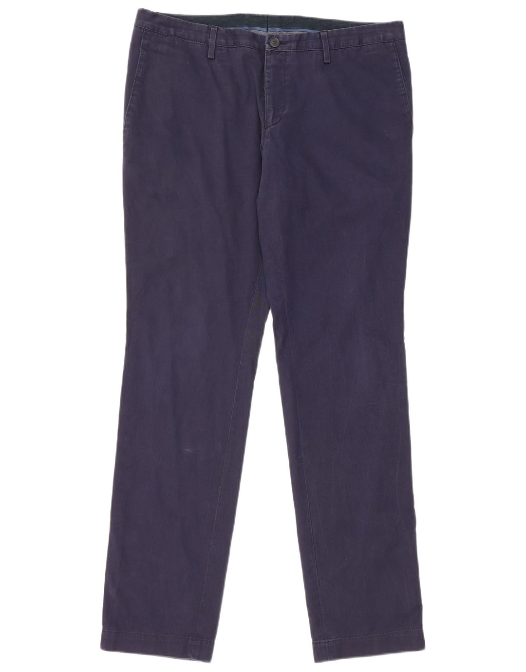 Pantaloni chino slim da uomo HUGO BOSS EU 50 Large W34 L32 cotone blu navy