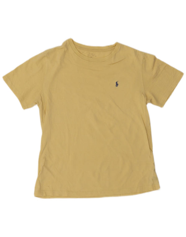 Polo Ralph Lauren T-shirt da uomo Top grande in cotone giallo