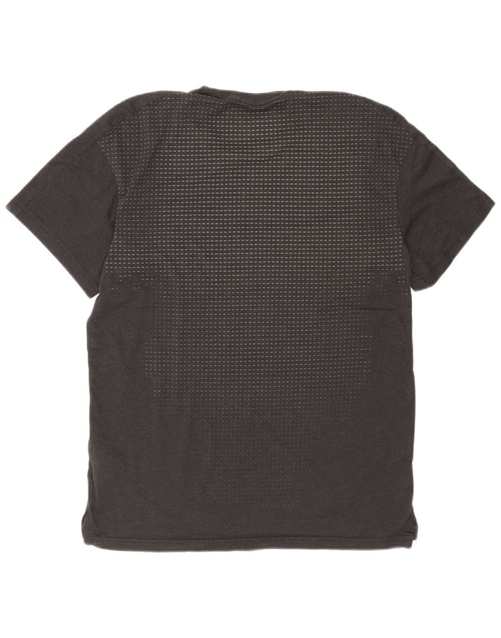 T-shirt grafica Nike Dri Fit da uomo, piccola, in cotone grigio