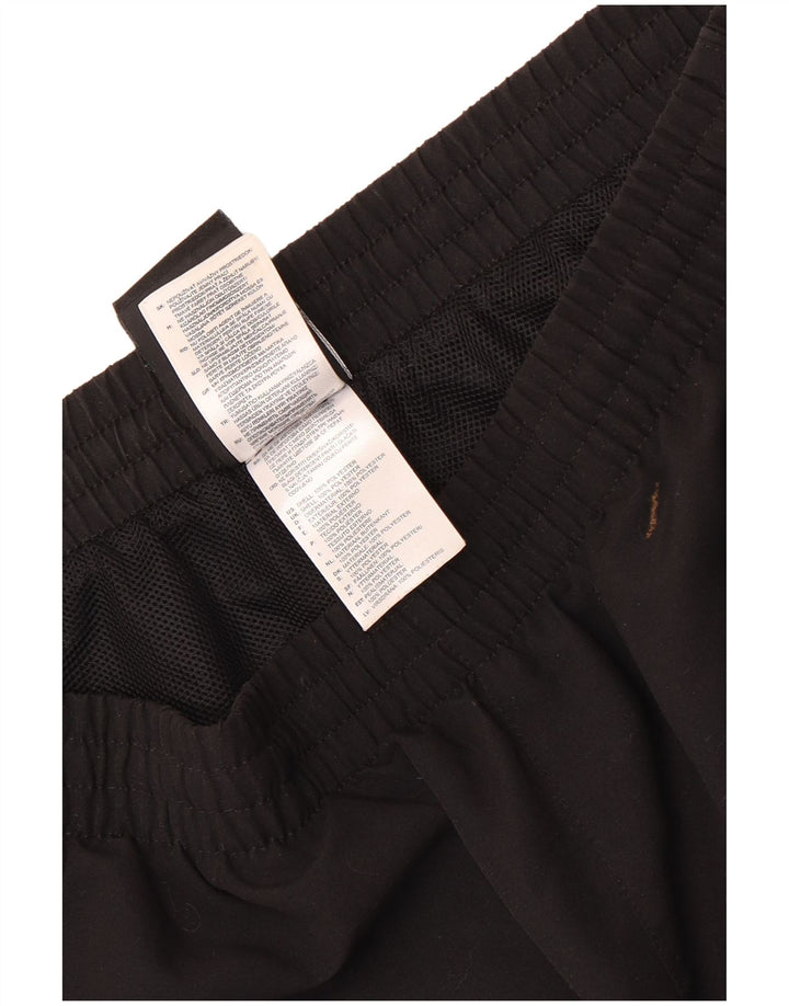 Pantaloncini sportivi Adidas Climalite da uomo grandi in poliestere nero