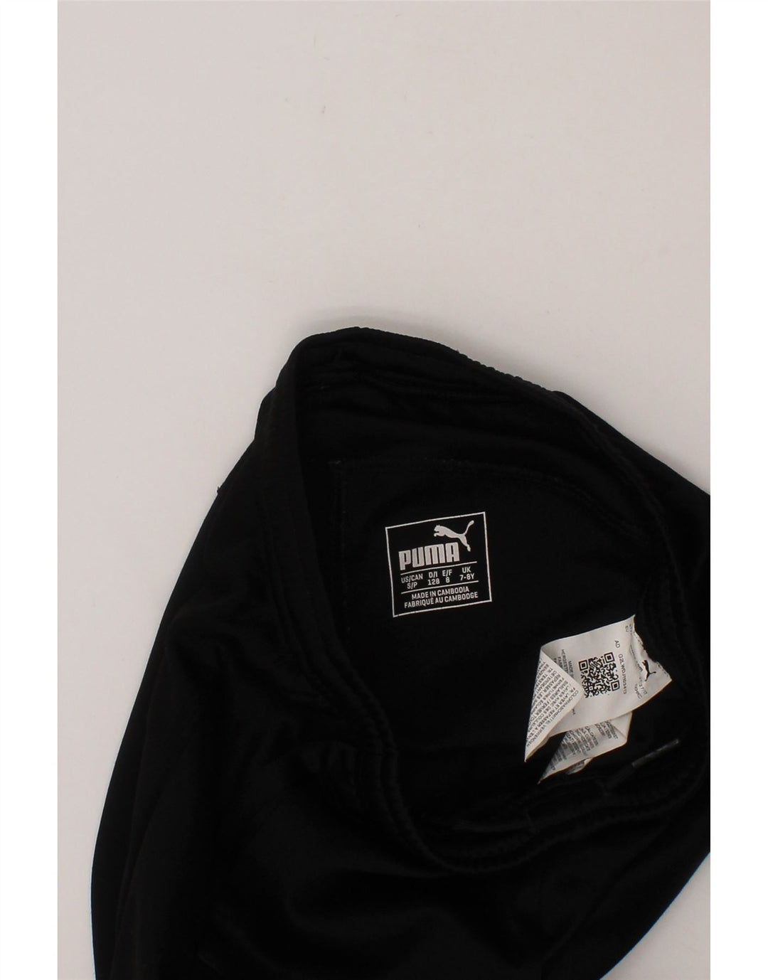 PUMA Boys Tracksuit Trousers 7-8 Years  Black Polyester Vintage Puma and Second-Hand Puma from Messina Hembry 