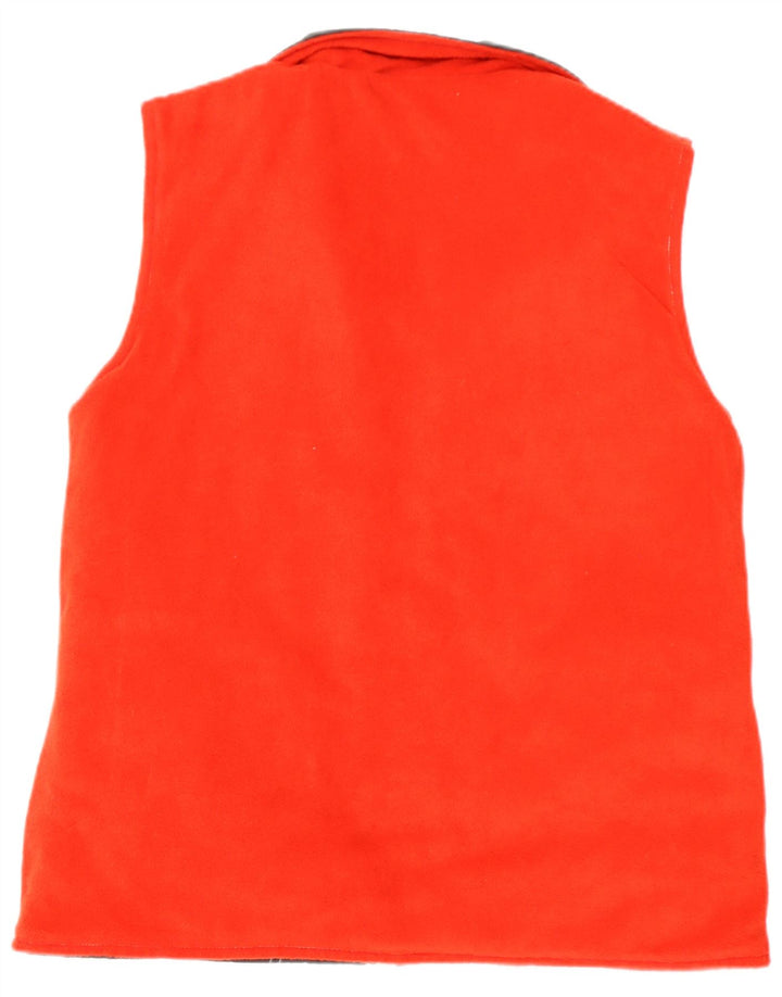 Gilet reversibile in pile da uomo Lotto Small nero in poliestere color block