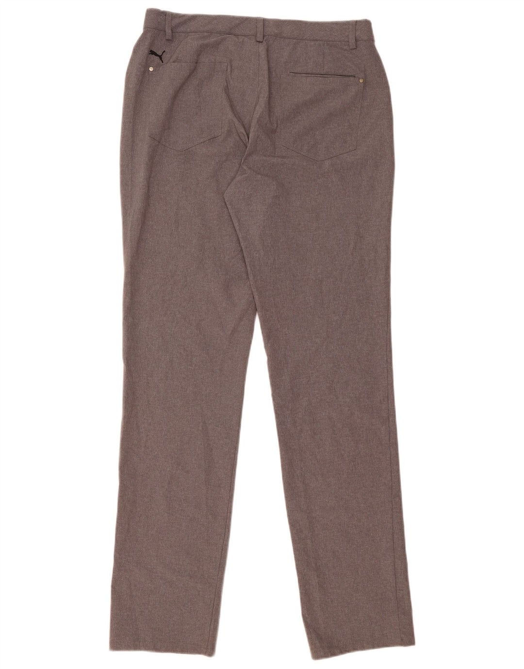 Pantaloni casual slim da uomo Puma W34 L36 poliestere grigio