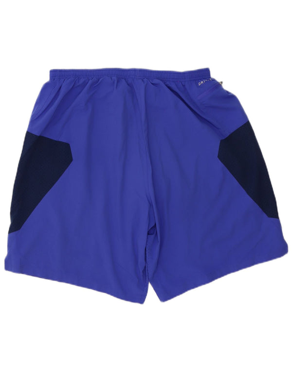 Pantaloncini sportivi Nike Dri Fit da uomo XL viola color block