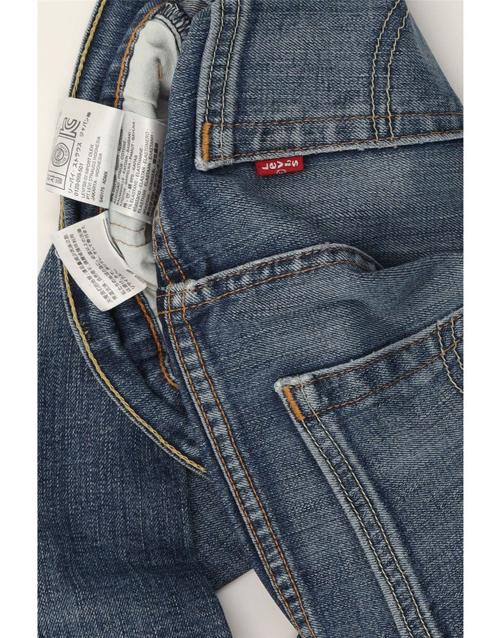 Jeans slim da uomo Levi's W31 L32 in cotone blu