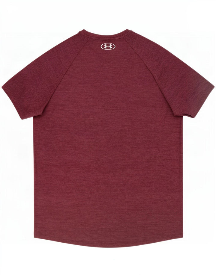 T-shirt da uomo Under Armour Top bordeaux medio in poliestere