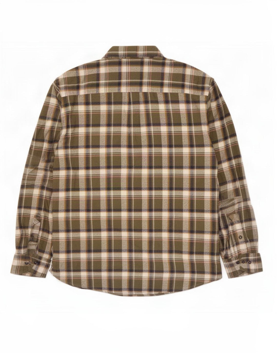 Camicia in flanella da uomo Marks & Spencer 2XL cotone a quadri verde
