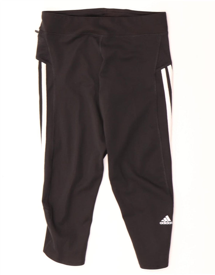 Leggings ADIDAS da donna Climalite Capri UK 12 medio nero poliestere