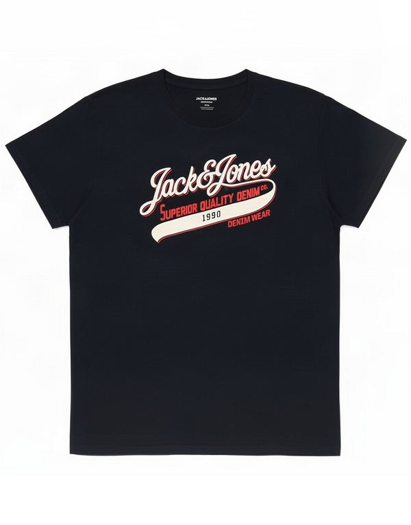 Jack & Jones T-shirt grafica da uomo 2XL Blu navy in cotone