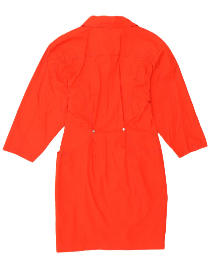 Abito tubino vintage da donna a maniche lunghe IT 44 rosso medio