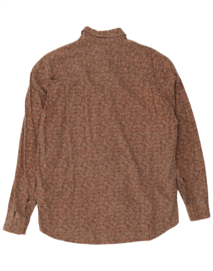 Camicia da uomo Wampum marrone medio floreale