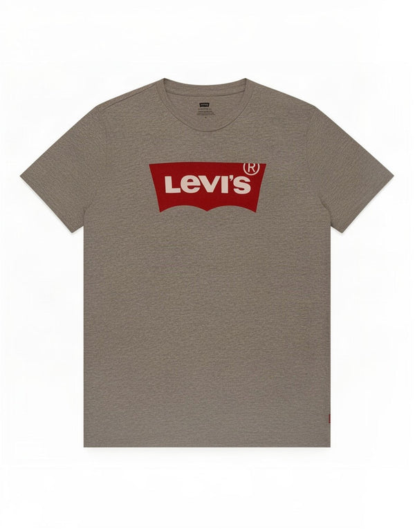 T-shirt grafica da uomo Levi's Top in cotone mélange grigio medio