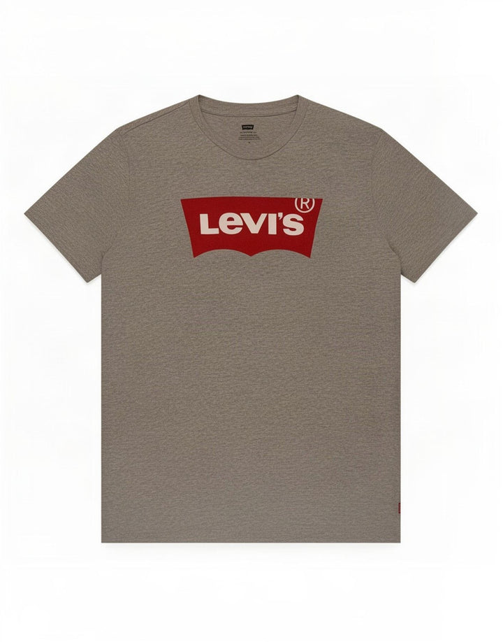 T-shirt grafica da uomo Levi's Top in cotone mélange grigio medio
