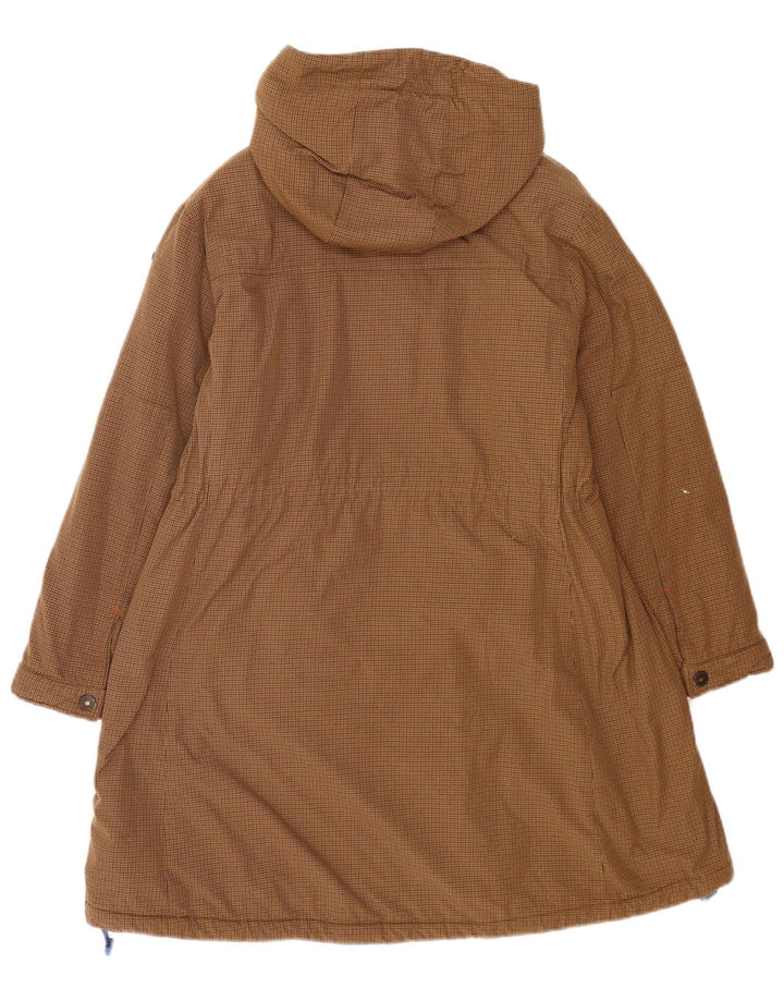 Giacca Parka con cappuccio da donna Invicta UK 6 XS Marrone pied de poule in poliammide