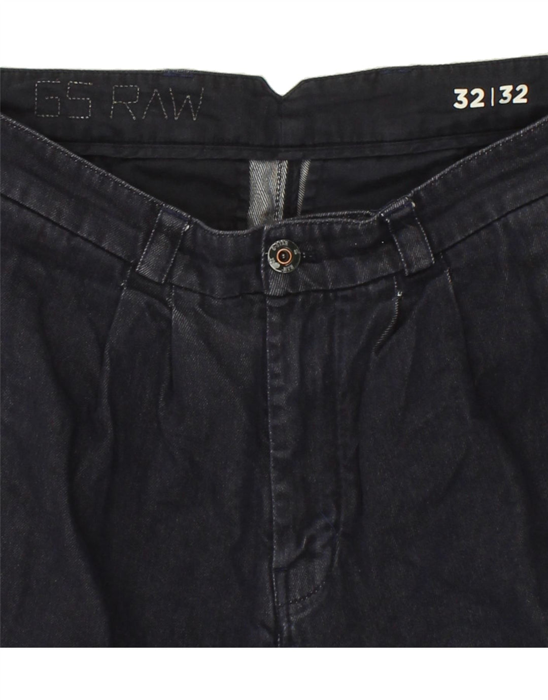 G-STAR Womens Straight Jeans W32 L29 Navy Blue Polyester Vintage G-Star and Second-Hand G-Star from Messina Hembry 