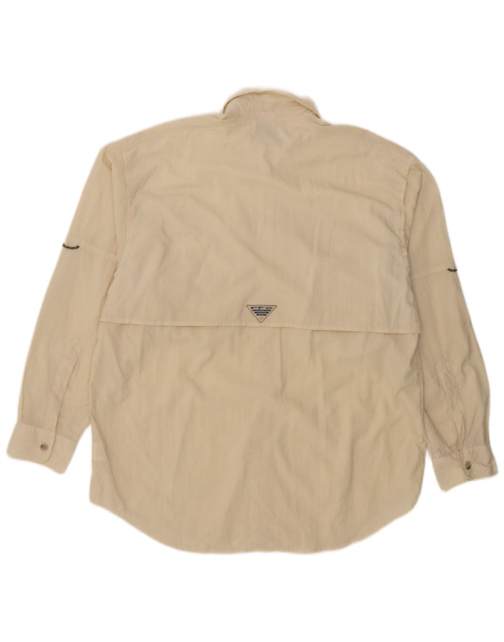 Camicia da uomo Columbia in nylon beige medio
