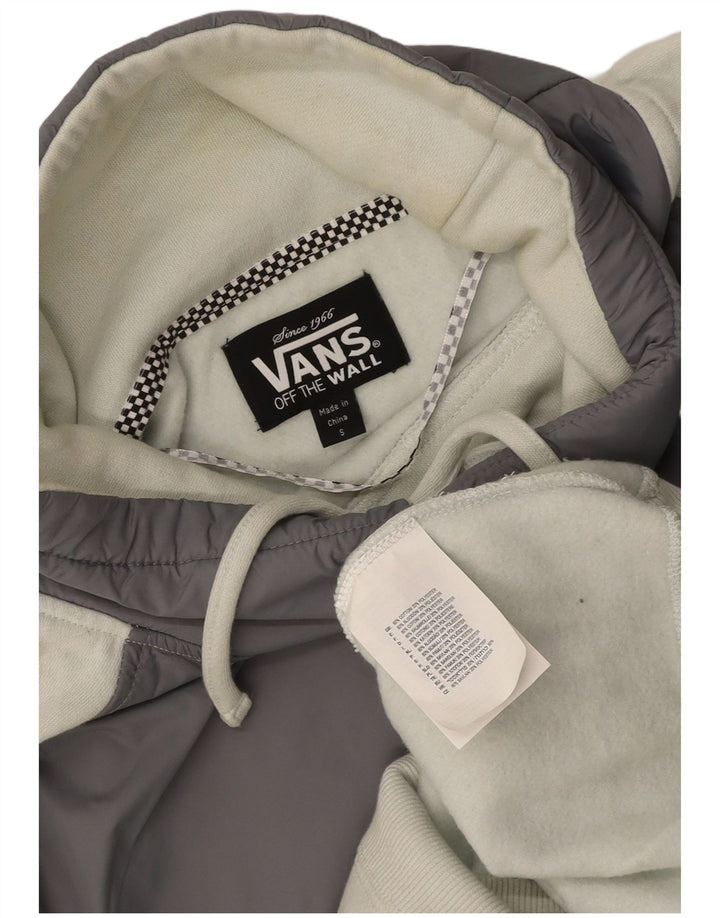 Felpa da donna VANS maglione UK 10 Small White Colourblock in cotone
