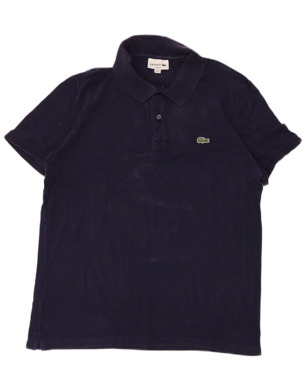 Polo LACOSTE da uomo slim fit taglia 6 XL cotone blu navy