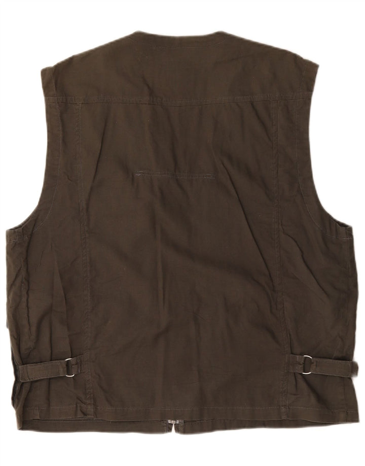 Gilet da uomo di MC Kee UK 42 XL in cotone marrone