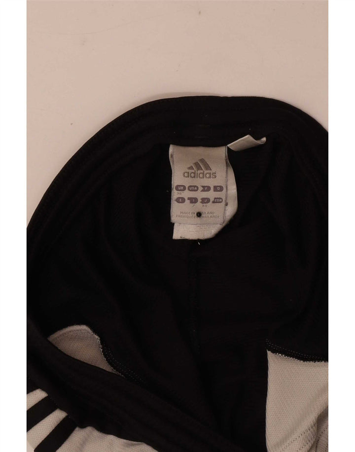 Pantaloncini sportivi Adidas Climalite da uomo, grandi, in poliestere color block nero