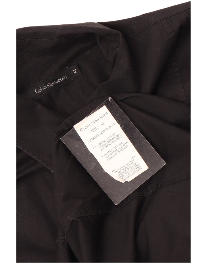 Camicia da uomo Calvin Klein Jeans in cotone nero medio