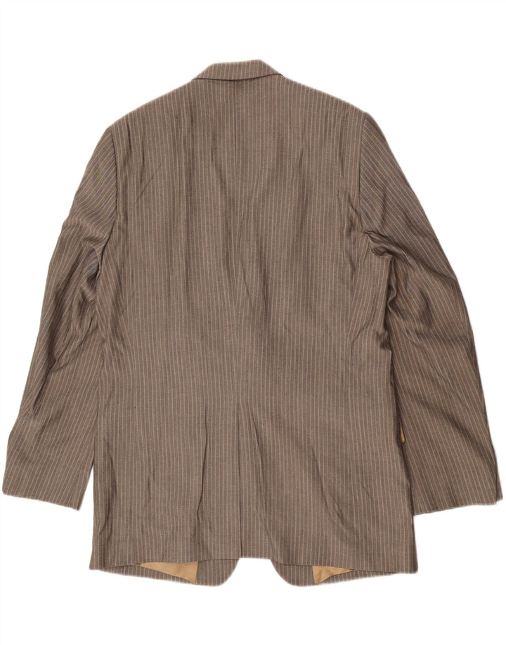 Giacca blazer da uomo a 2 bottoni Kartel UK 44 2XL Cotone gessato grigio