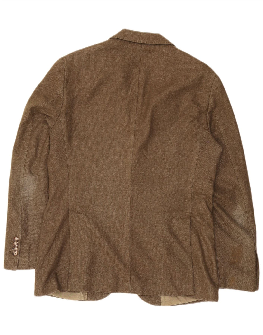 Giacca blazer da uomo a 2 bottoni Massimo Dutti EU 50 grande lana marrone