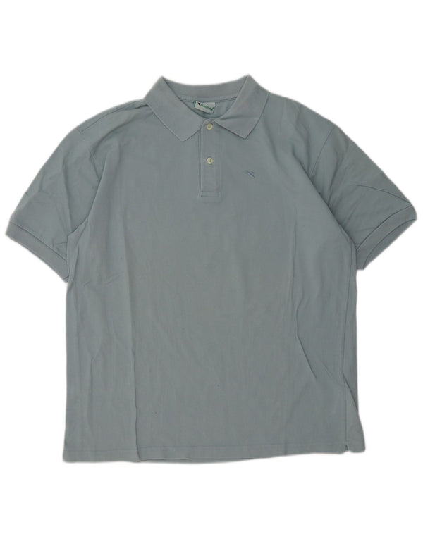 Polo Diadora Uomo Large Blu Cotone