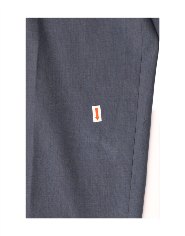 VALENTINO Mens 2 Button 2 Piece Suit IT 48 Medium W36 L28 Blue Virgin Wool Vintage Valentino and Second-Hand Valentino from Messina Hembry 