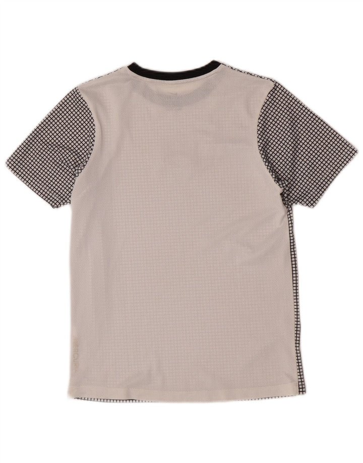T-shirt grafica Nike CR7 da ragazzo, 12-13 anni, a quadri bianchi grandi