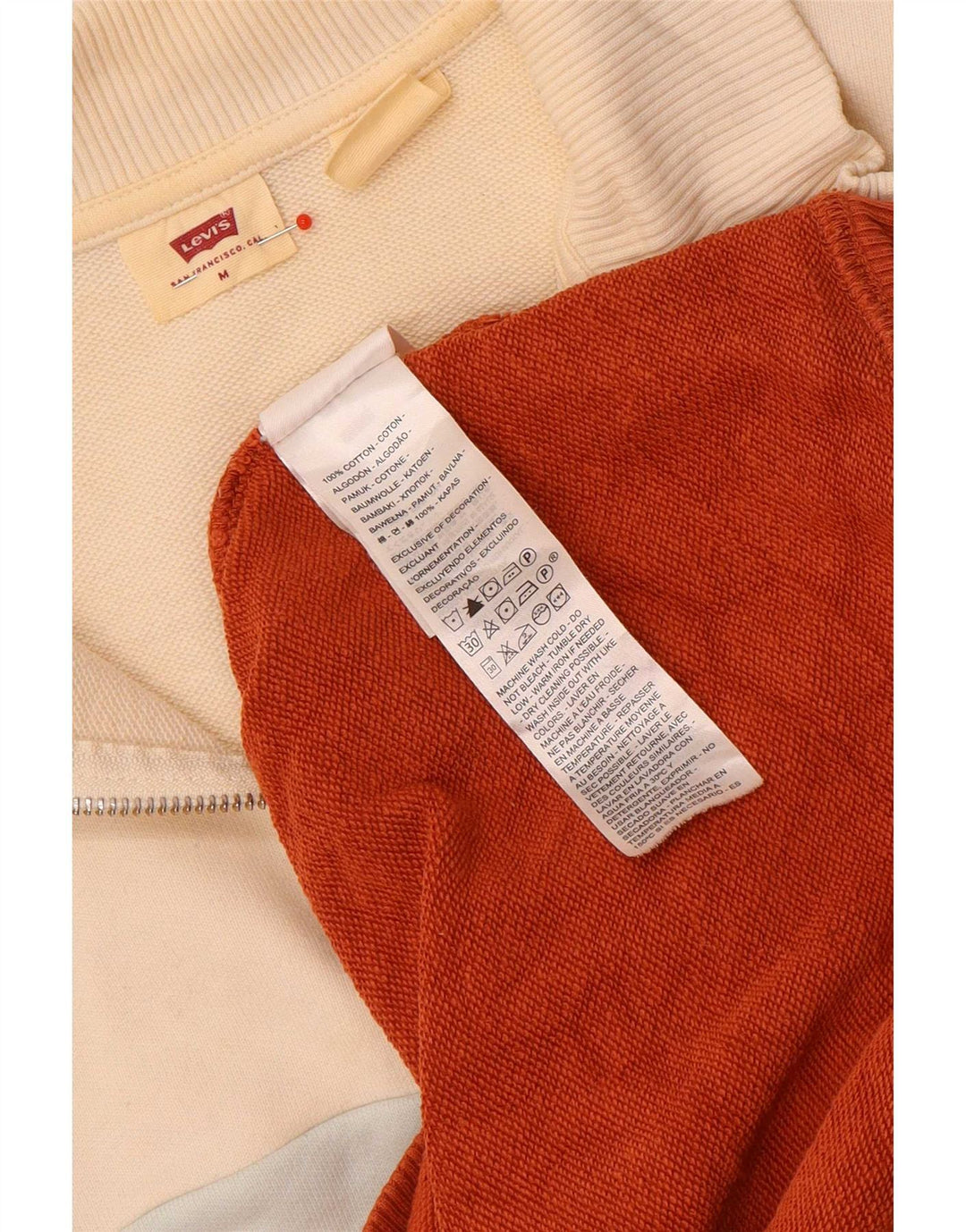 Levi's - Felpa da donna, maglione, UK 14, colore medio, multicolore