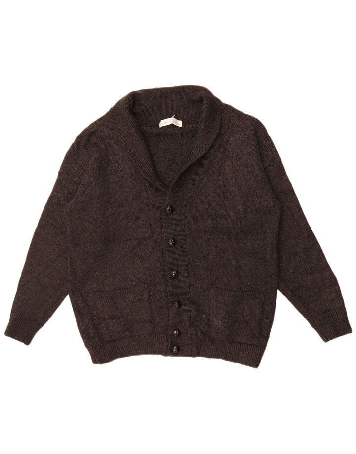 Maglione cardigan da ragazzo Marks & Spencer 12-13 anni in lana grigio medio