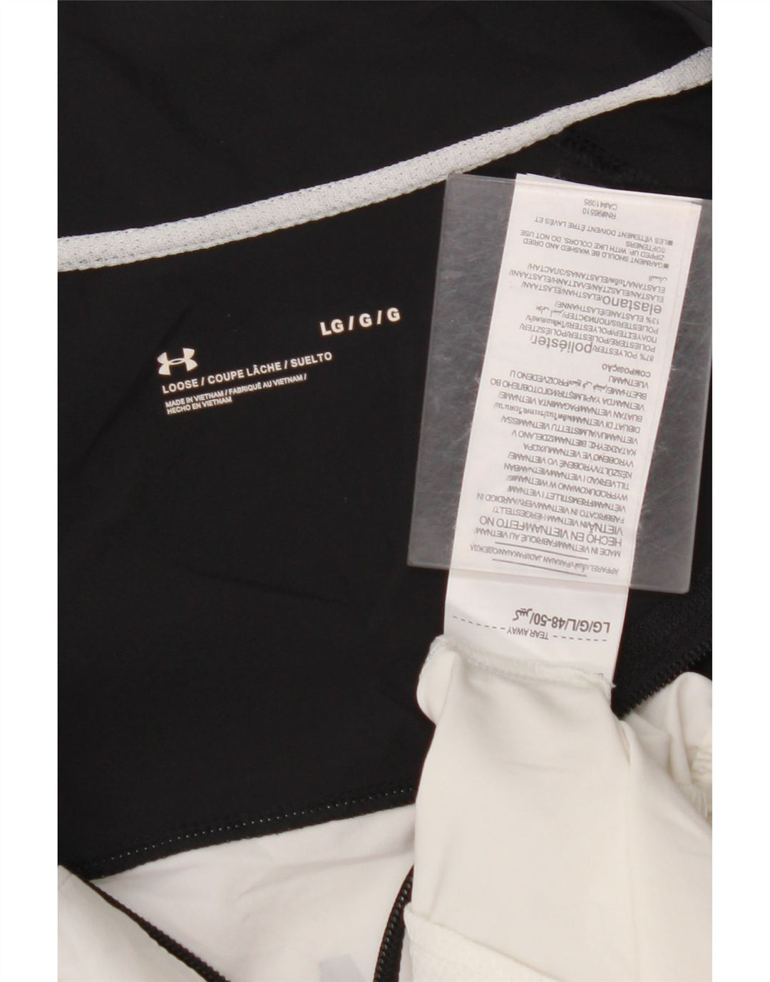 Maglietta pullover da donna UNDER ARMOUR UK 16 Large White Colourblock