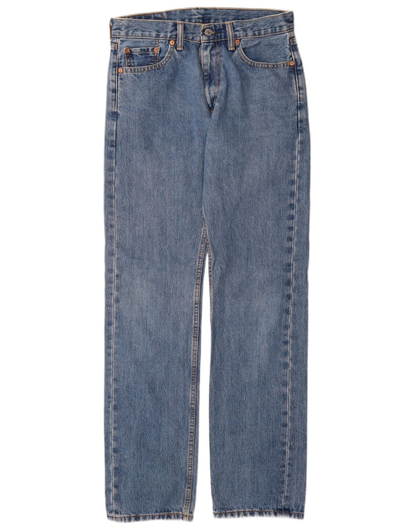 Levi's Uomo 505 Jeans dritti W30 L34 Cotone Blu